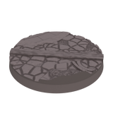 50mm Cobblestone Ruins Round Bases (Set of 10)