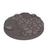 50mm Cobblestone Ruins Round Bases (Set of 10)