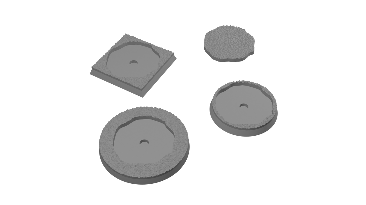 Rank and Flank Desert Base Adapters (45 STLs)