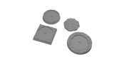 Rank and Flank Cobblestone Base Adapters (45 STLs)