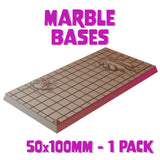 150x100mm Marble Square Base (Set of 1)