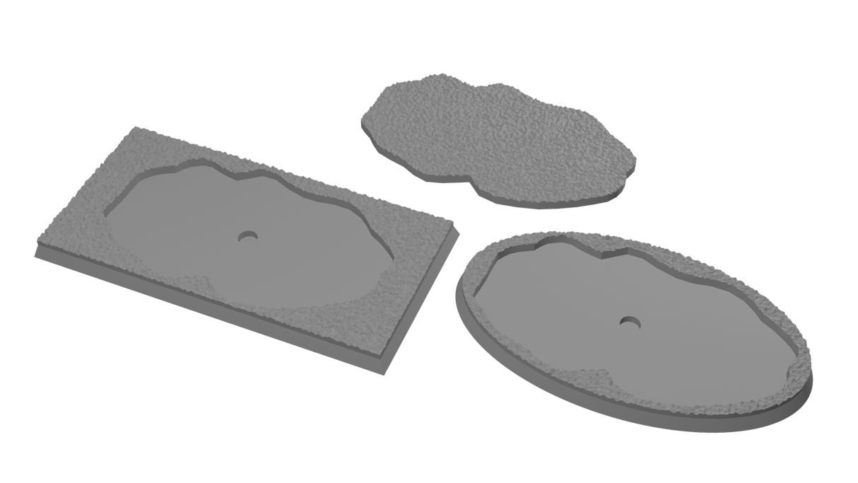 Rank and Flank Desert Base Adapters (45 STLs)