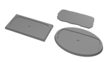 Rank and Flank Untextured Base Adapters (45 STLs)