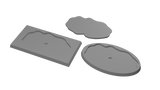 Rank and Flank Untextured Base Adapters (45 STLs)