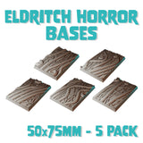 50x75mm Eldritch Horror Square Bases (Set of 5)