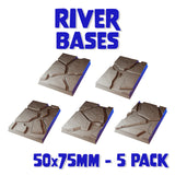 50x75mm River Square Bases (Set of 5)