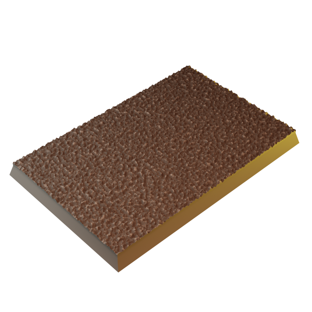 50x75mm Desert Square Bases (Set of 5)