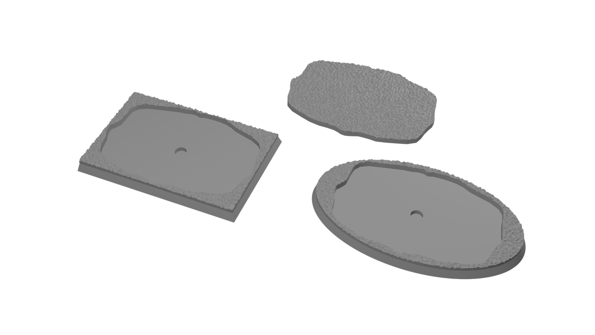 Rank and Flank Desert Base Adapters (45 STLs)