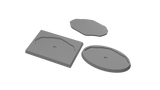 Rank and Flank Untextured Base Adapters (45 STLs)