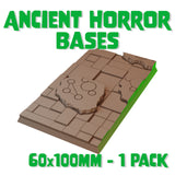 60x100mm Ancient Horror Square Base (Set of 1)