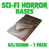 60x100mm Sci-fi Horror Square Base (Set of 1)