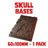 60x100mm Skull Square Base (Set of 1)