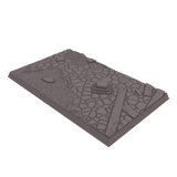 60x100mm Cobblestone Ruins Square Base (Set of 1)