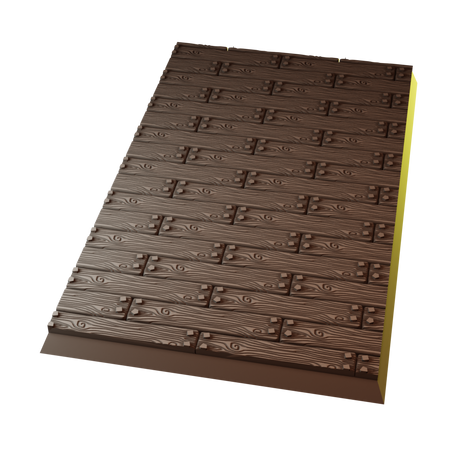 60x100mm Wood Square Base (Set of 1)