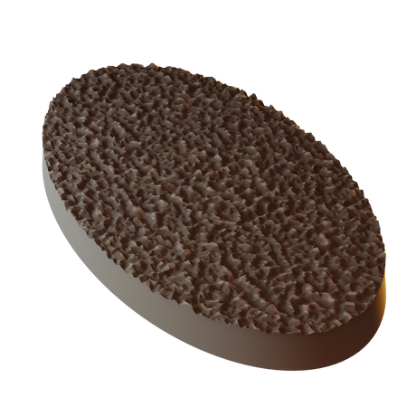 60x35mm Desert Round Bases (Set of 5)