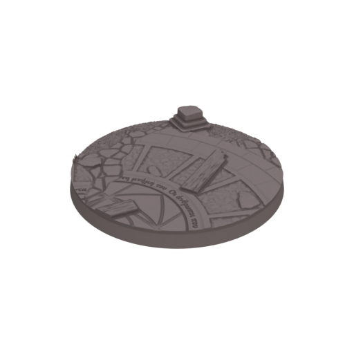 Cobblestone Ruins Round Bases