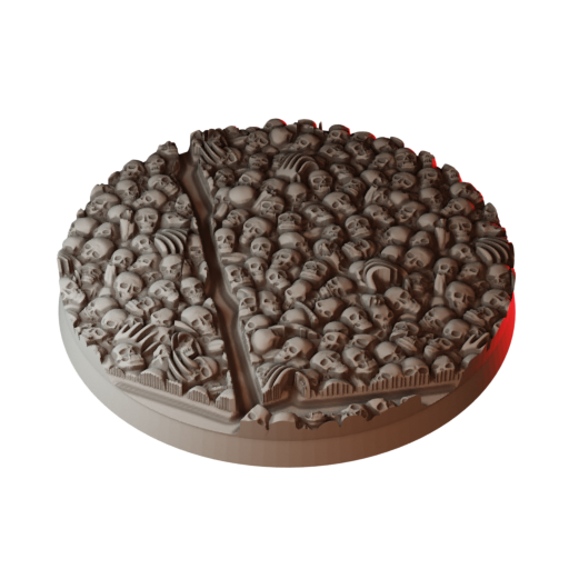 65mm Skull Round Bases (Set of 5)