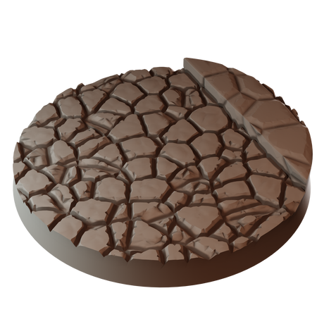 65mm Cobblestone Round Bases (Set of 5)