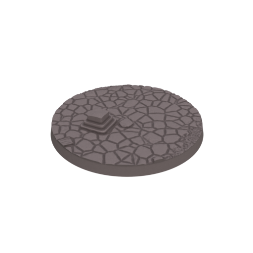 65mm Cobblestone Ruins Round Bases (Set of 5)