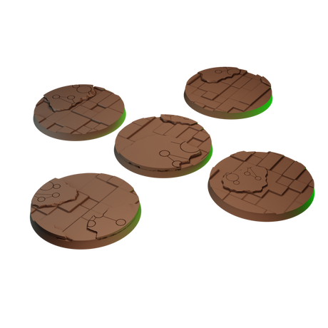 65mm Ancient Horror Round Bases (Set of 5)