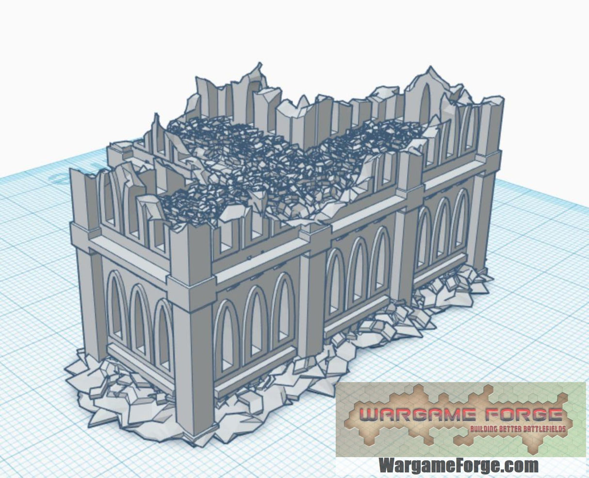 6mm / 8mm Gothic Ruins Mega Bundle (100 STLs)