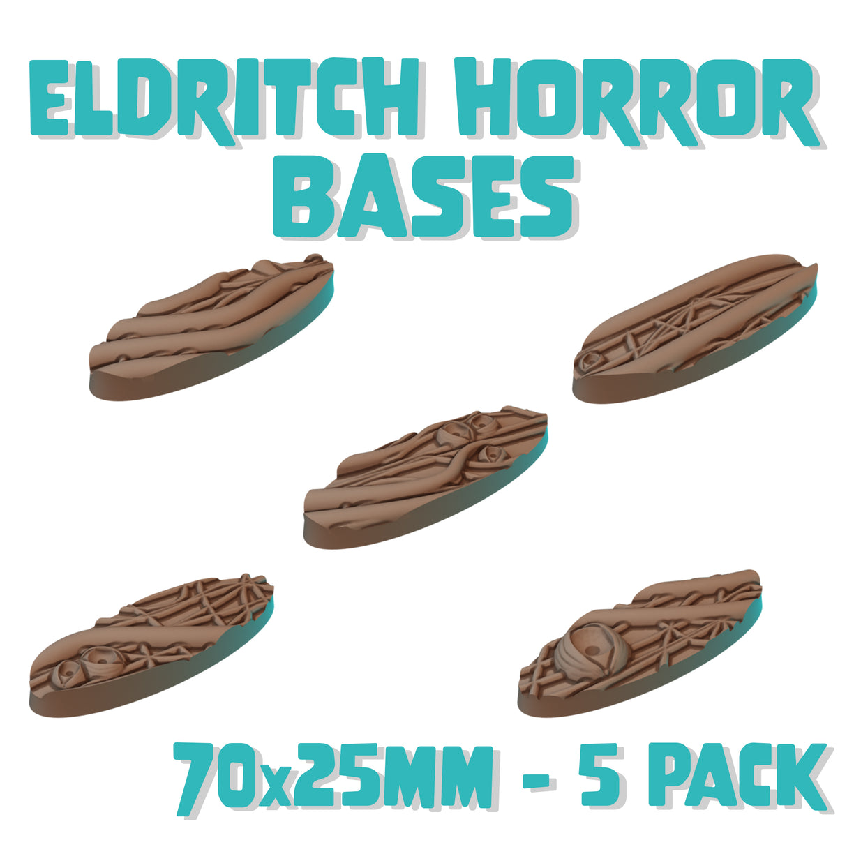 70x25mm Eldritch Horror Round Bases (Set of 5)