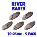 70x25mm River Round Bases (Set of 5)