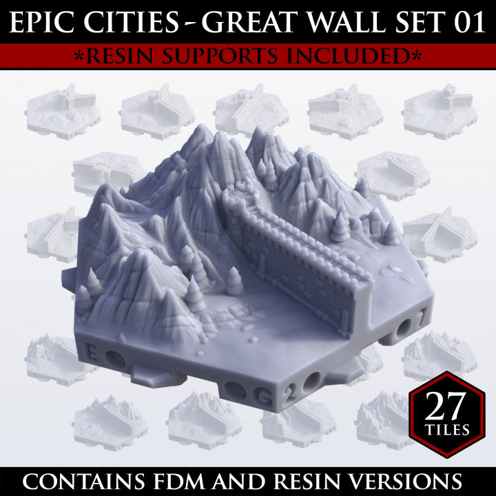 Hexton Hills Epic Cities Great Wall Set 01