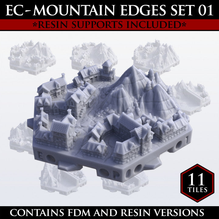 Hexton Hills Epic Cities Mountain Edge Set 01