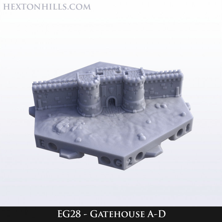 Hexton Hills Epic Cities Great Wall Set 02 (31 STLs)