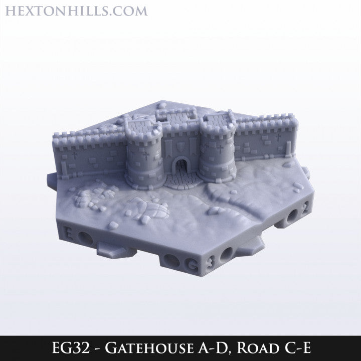 Hexton Hills Epic Cities Great Wall Set 02 (31 STLs)