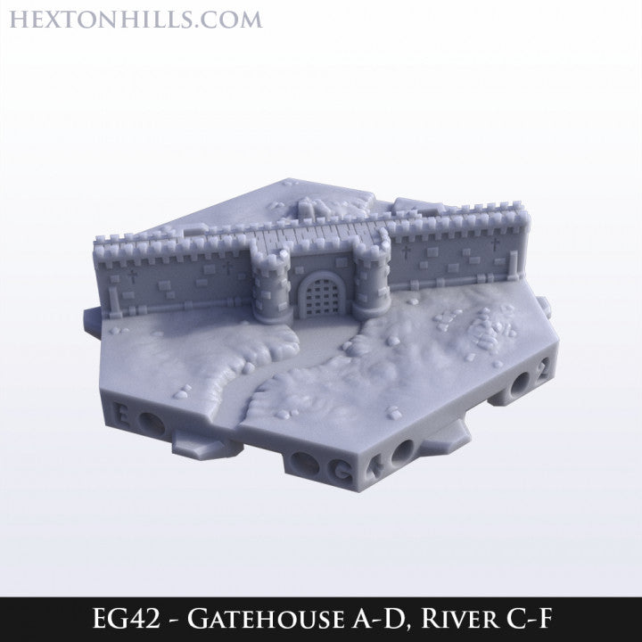 Hexton Hills Epic Cities Great Wall Set 02 (31 STLs)