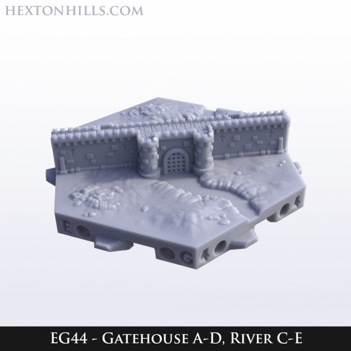 Hexton Hills Epic Cities Great Wall Set 02 (31 STLs)