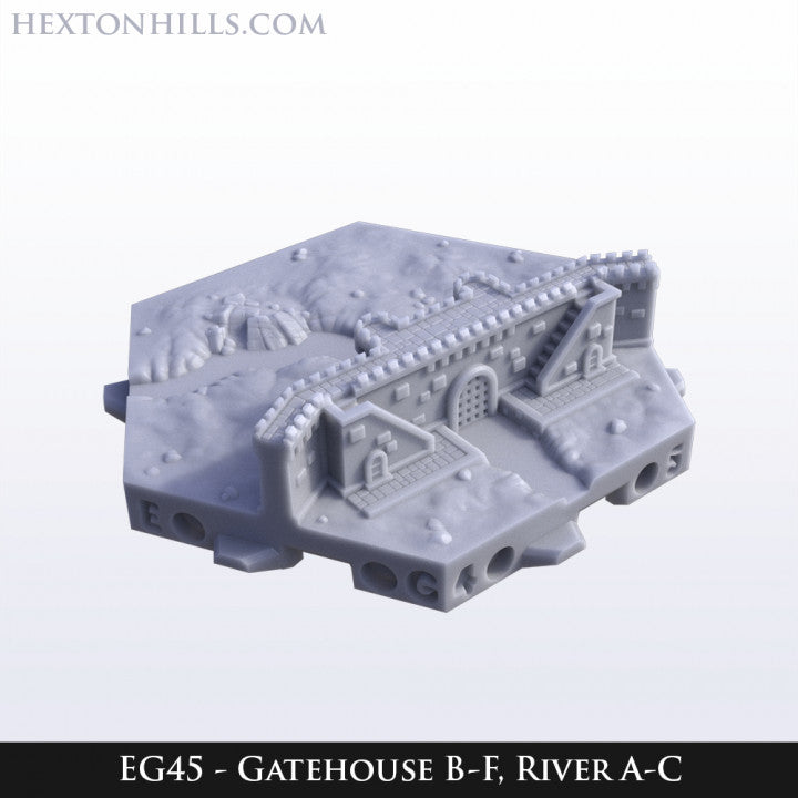 Hexton Hills Epic Cities Great Wall Set 02 (31 STLs)