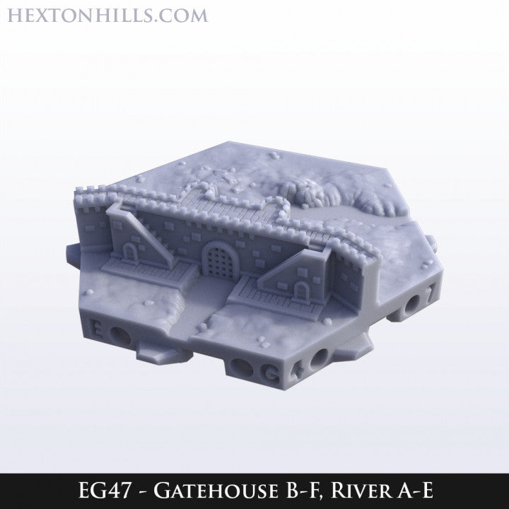 Hexton Hills Epic Cities Great Wall Set 02 (31 STLs)