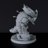 Dedicated set for Bloodfields Everdark Elves army - fantasy miniature of elf beast The Mossmonger