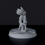 Miniature of gnome Vesper the Sniper with gun - dedicated set for Tinkering Gnomes RPG army