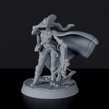 Fantasy miniatures of Klara Nacht warrior with hat and crossbow for Vampire Hunters army