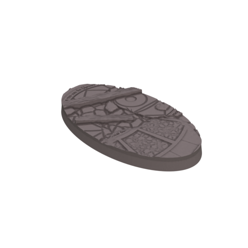 75x42mm Cobblestone Ruins Round Bases (Set of 5)