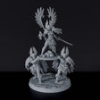 Fantasy miniatures of Vindicta Raid Queen barbarian queen warrior with sword for Roaming Barbarians army