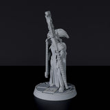 Miniature of Tayanna Serpentguard amazon warrior with halberd - dedicated set for Jurassic Amazons army