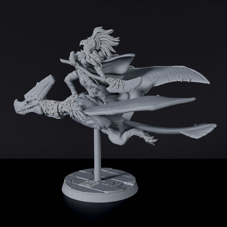 Miniature of Skyhuani Windstopper amazon fighter on flying beast - dedicated set for Jurassic Amazons army