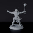 Fantasy miniatures of knight priest Kardinal Lightwelle with wand and armor - dedicated set to army for Bloodfields