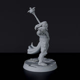 Dedicated set for Bloodfields Griffon Knights army - fantasy miniature of Kardinal Lightwelle knight priest with wand