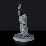 Miniature of Archmage Camelothar forest knight warlock with staff - dedicated set for Bloodfields Wildwood Brotherhood army