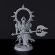 Fantasy miniatures of knight warrior Ezekiel with axe and armor - Bloodfields tabletop RPG game