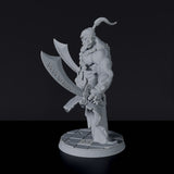 Miniature of flying arabic genie fighter Cursed Djinn - dedicated set for Bloodfields Mercenaries army