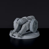 Fantasy miniature of warmachine Cannon for Bloodfields tabletop RPG game