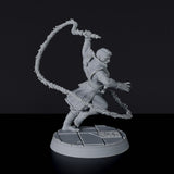 Dedicated set for Bloodfields Mercenaries army - fantasy miniature of fighter with lasso Kim Kuchi