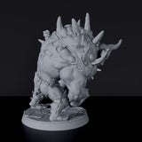 Dedicated set for Bloodfields Demonic Kingdom army - fantasy miniature of demons monster Garoth warrior with axe